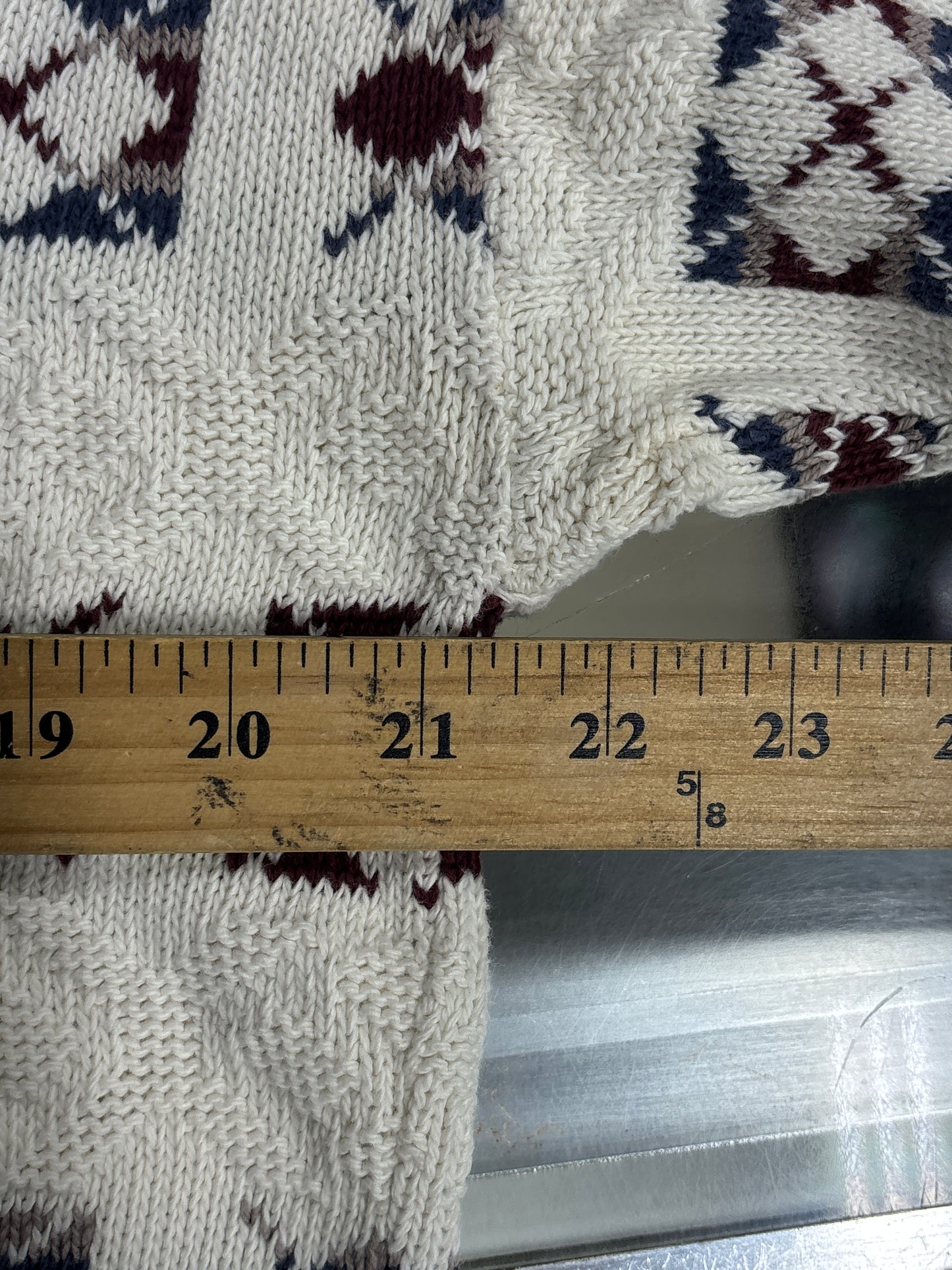 Vintage Knightsbridge Acrylic Knit Pattern Sweater Size Large