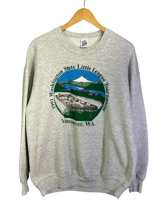 Vintage 1991 Washington Little League Tournament Crewneck Size XL