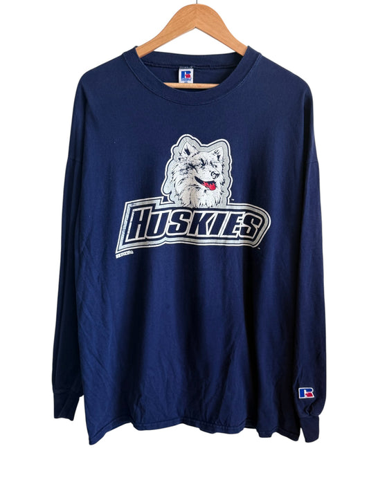 Vintage 90's Russell Athletic Washington Huskies Long Sleeve Shirt Size XXL