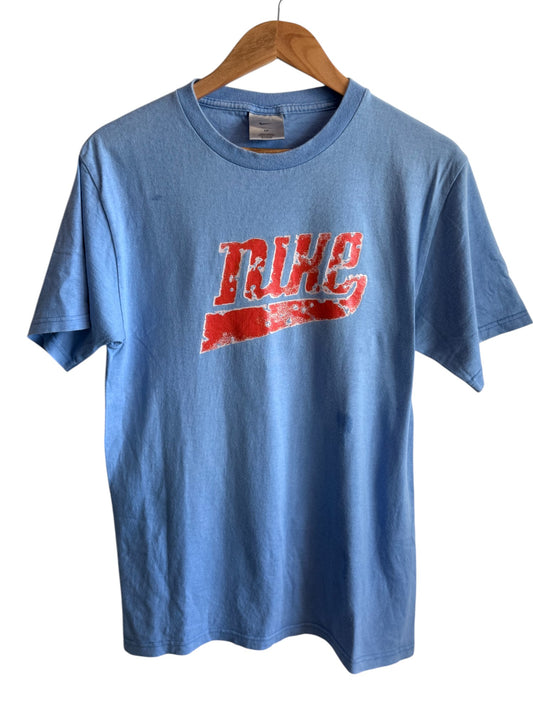 Vintage Y2K Nike Spell Out Faded Graphic Tee Size Small