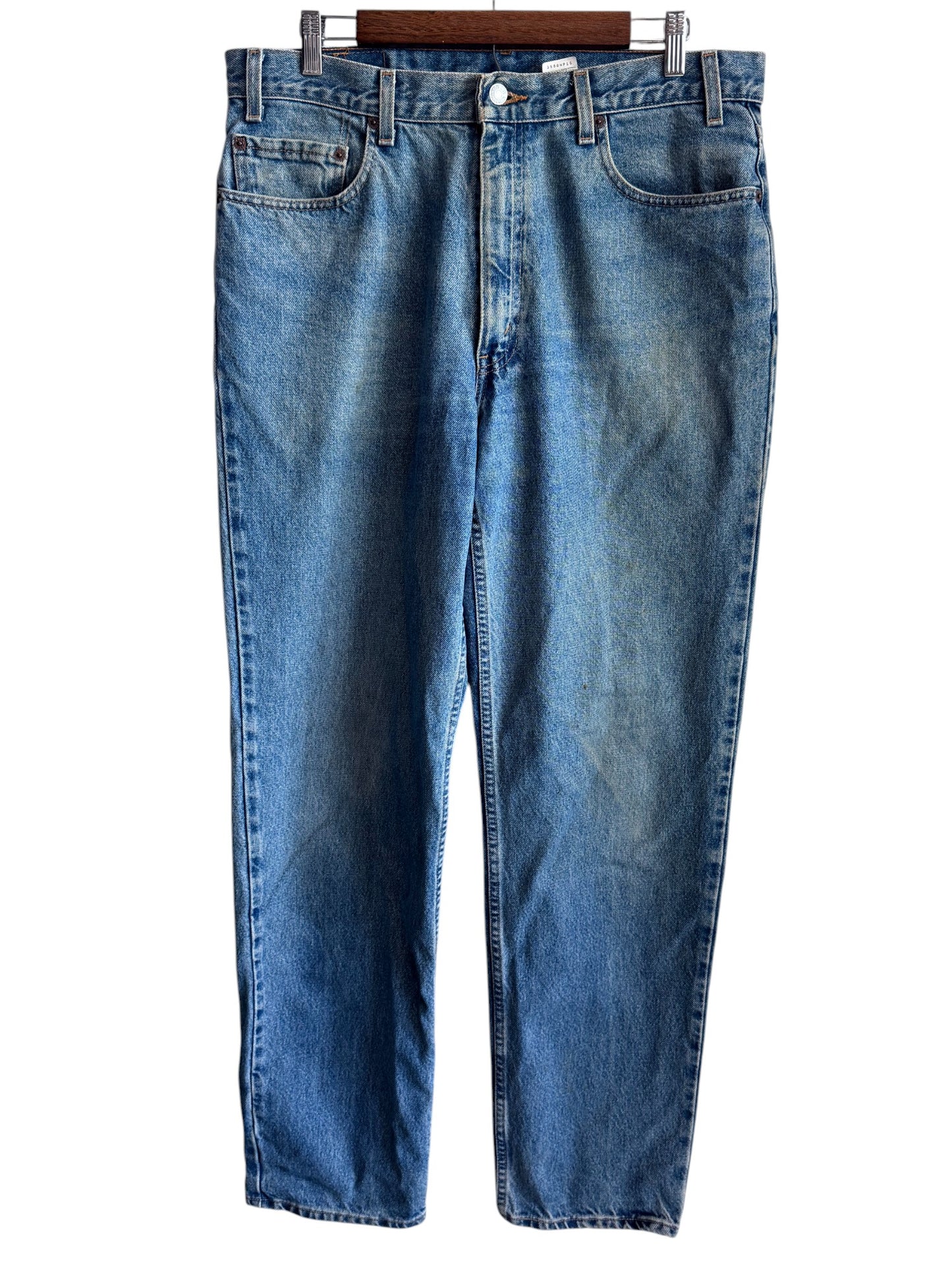 Vintage Levi's 550 Relaxed Straight Leg Denim Jeans Size 36x34