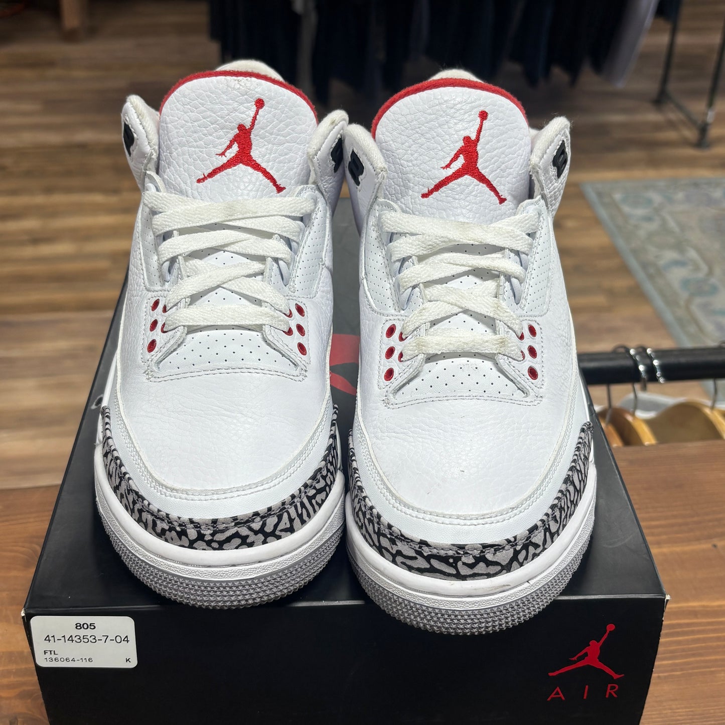 Jordan 3 'Hall of Fame' Size 8