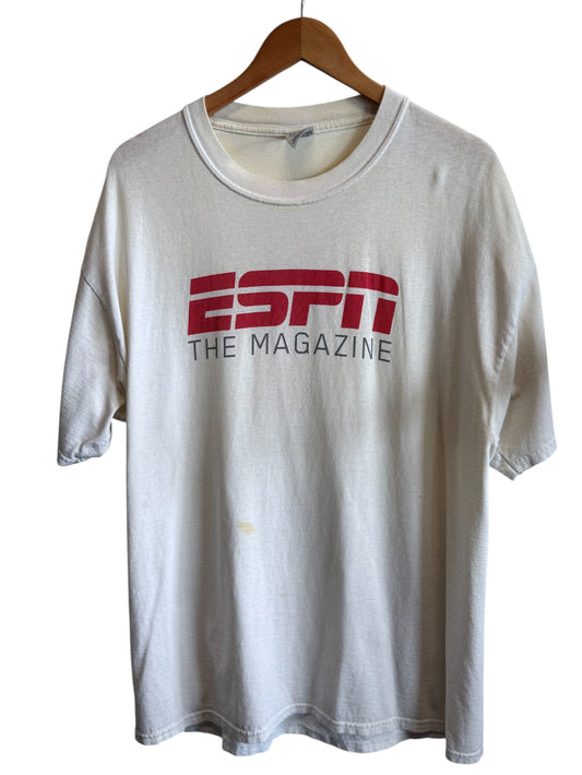 Vintage Y2K ESPN The Magazine Graphic Tee Size XL