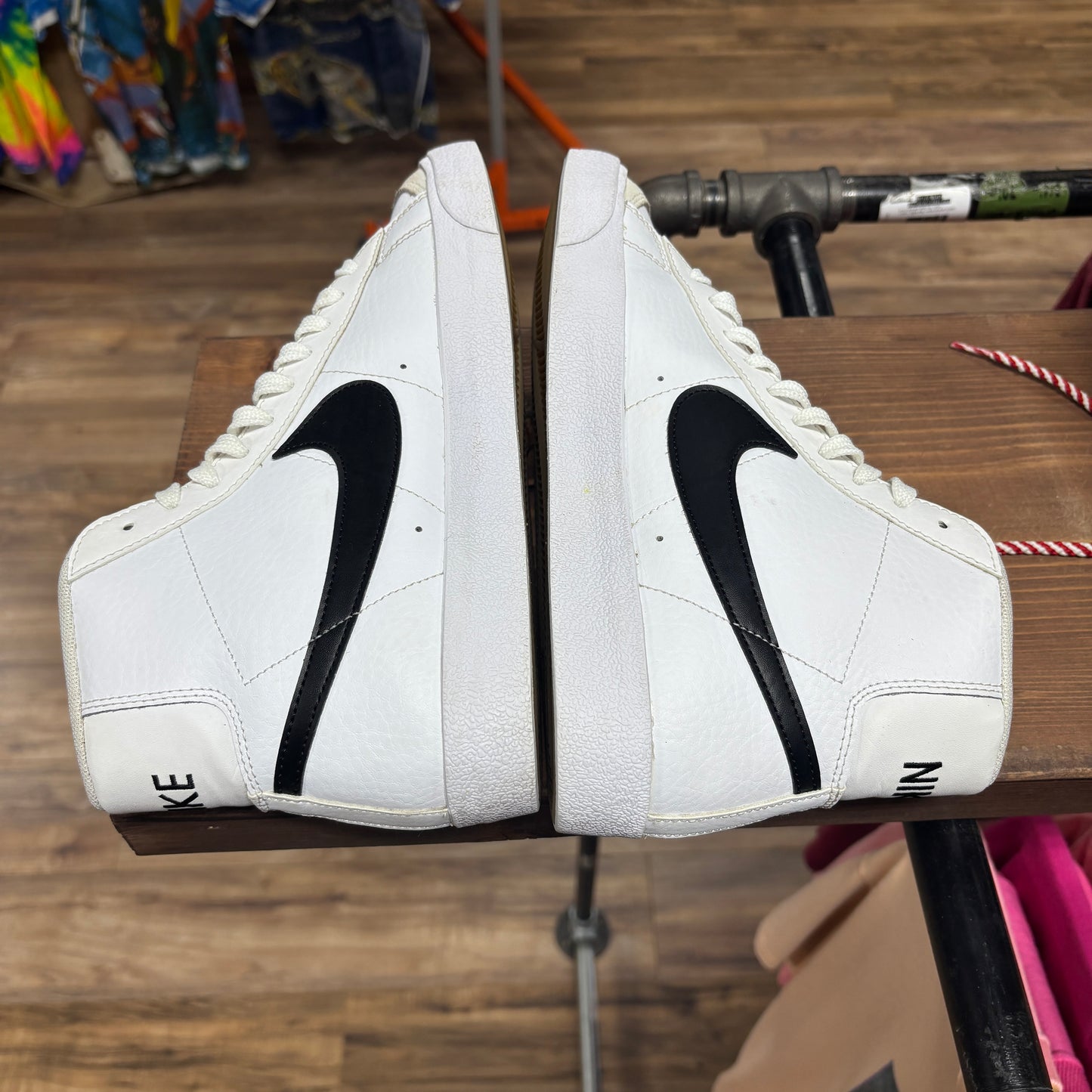 Nike Blazer Mid 'Black White' Size 7Y