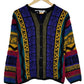 Vintage 80's Kitty Hawk Vivian Wang Coogi Style Sweater Size Large