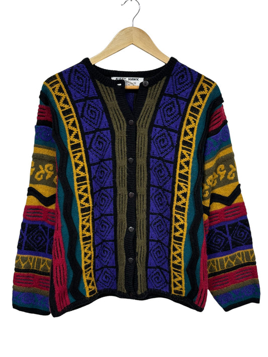 Vintage 80's Kitty Hawk Vivian Wang Coogi Style Sweater Size Large