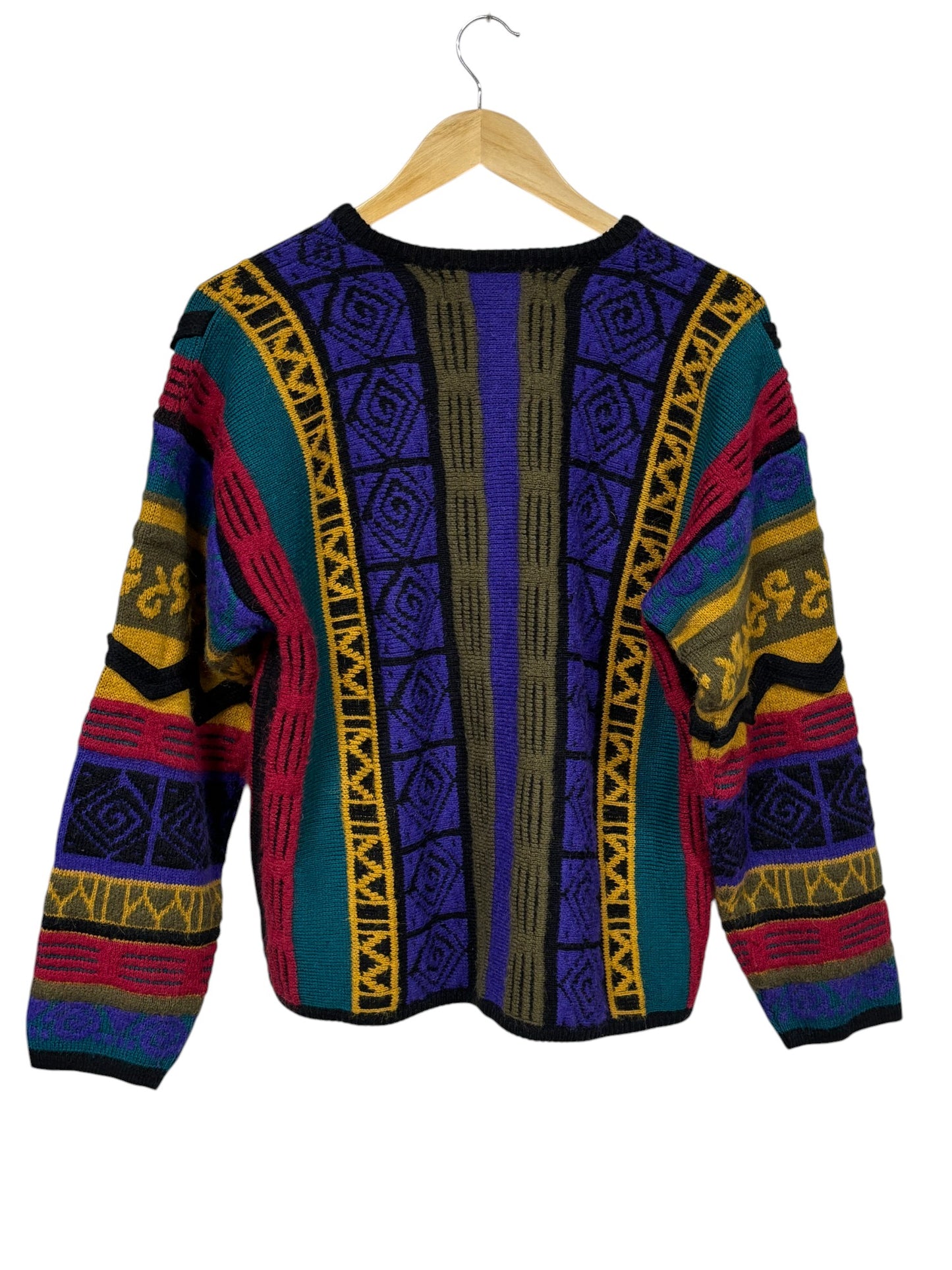 Vintage 80's Kitty Hawk Vivian Wang Coogi Style Sweater Size Large