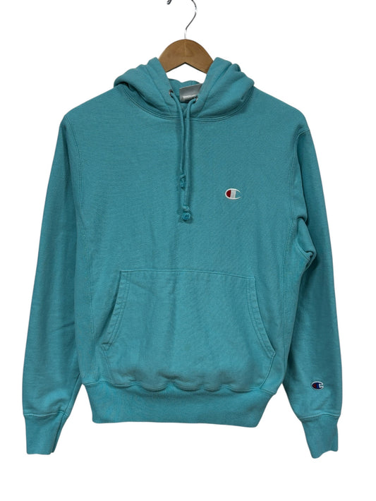 Champion Light Blue Reverse Weave Hoodie Size Small