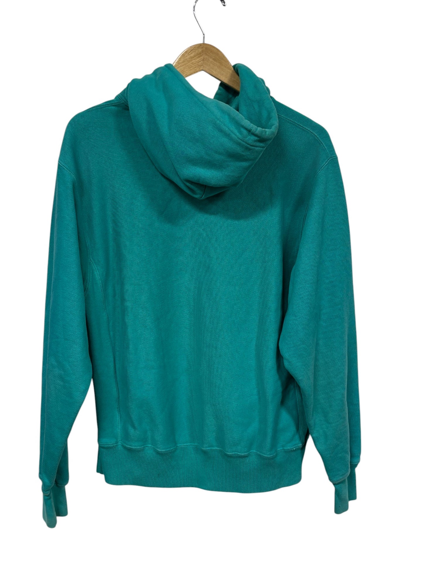 Champion Teal Reverse Weave Hoodie Size Medium
