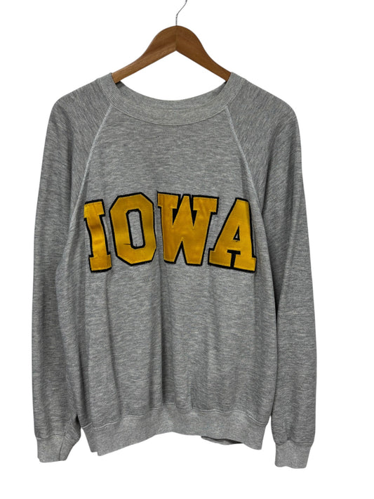 Vintage 80's Iowa Hawkeyes College Sweater Size XXL
