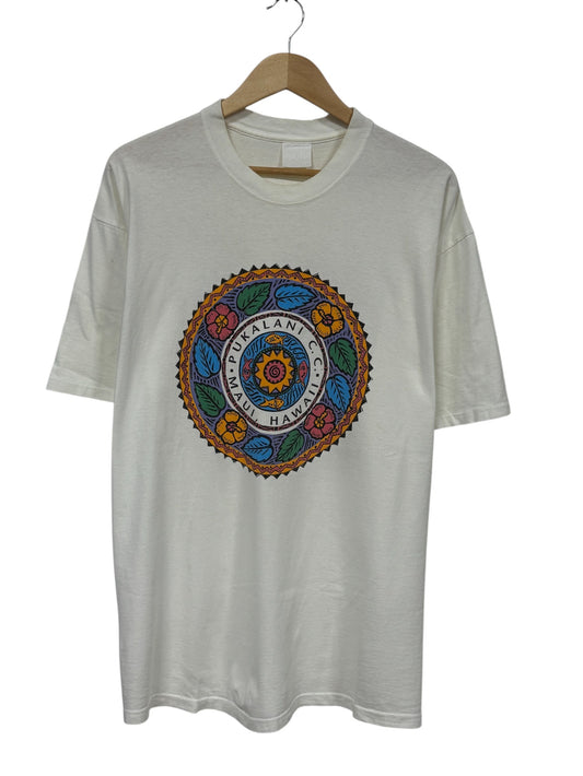 Vintage 90's Maui Hawaii Nature Graphic Tee Size Large