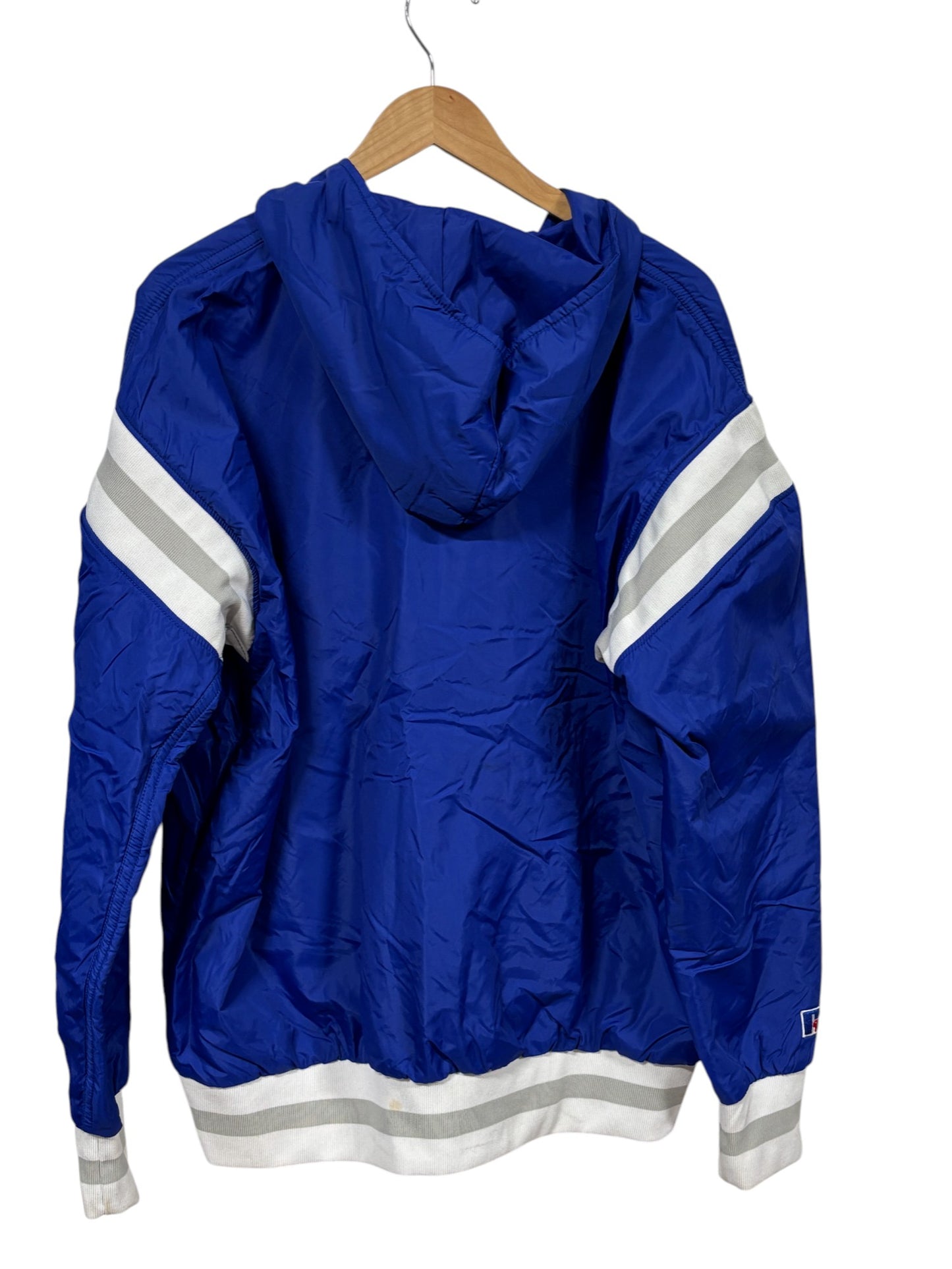 Vintage 90's Russell Athletic Blue Quarter Zip Hoodie Size XL