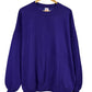 Vintage 90's Jerzees Made in USA Purple Blank Crewneck Sweater Size 3XL
