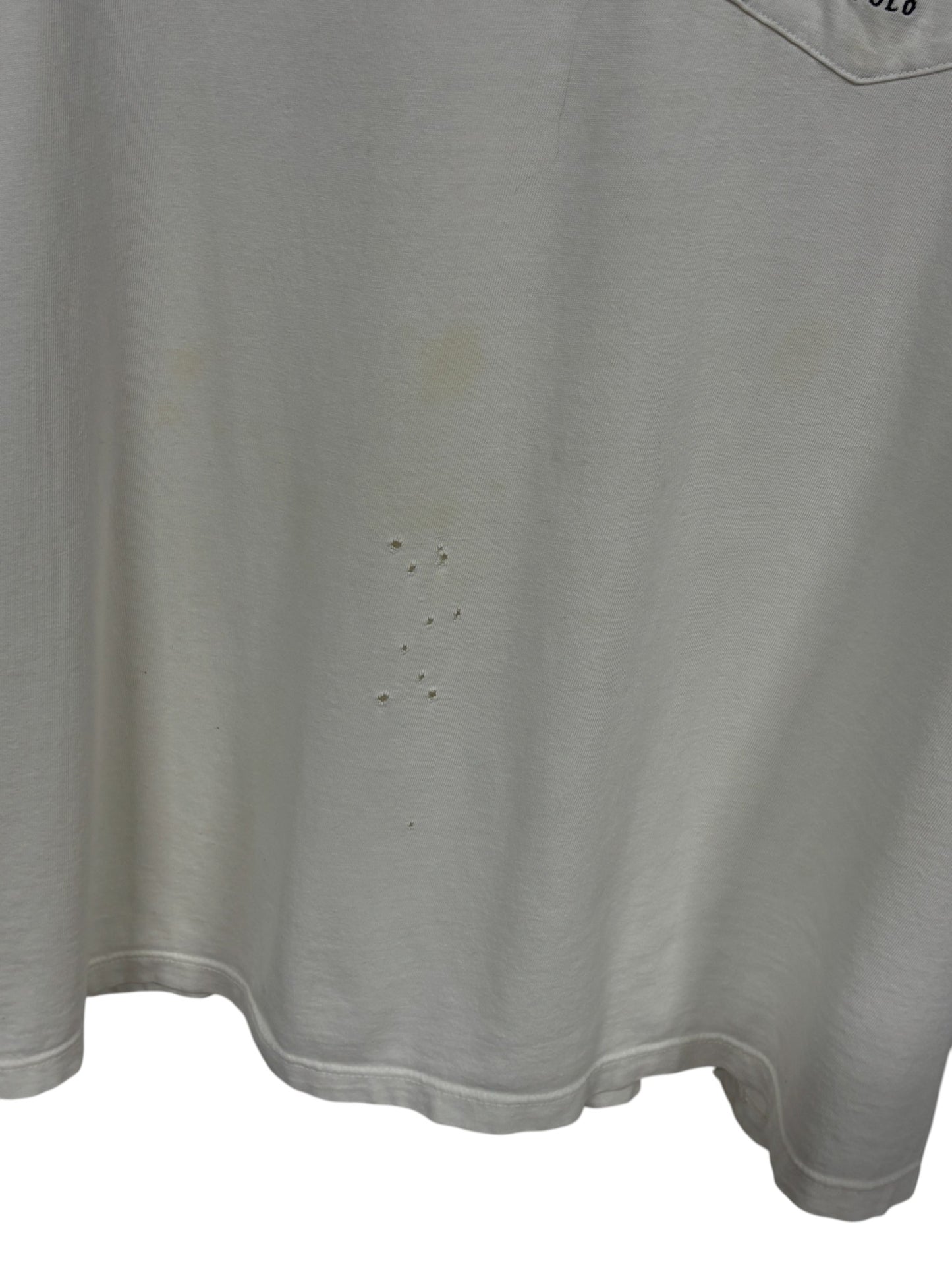 Vintage 90's Polo Ralph Lauren Bear Pocket Long Sleeve Shirt Size Large