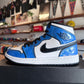 Jordan 1 Mid 'Signal Blue' Size 7
