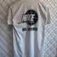 Vintage 80's Nike Silver Tag Iowa Hawkeye Basketball Camp Tee Size Large