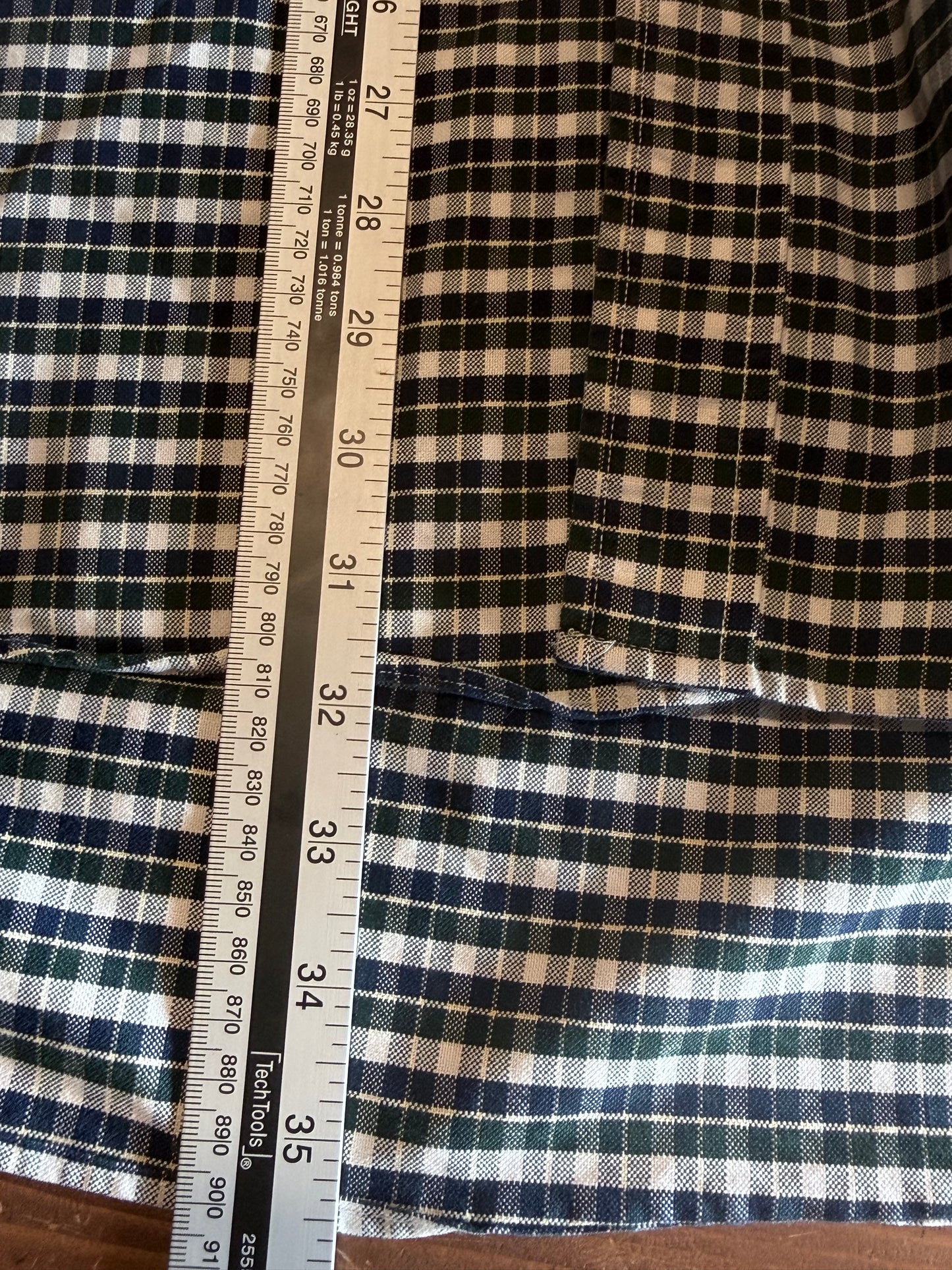Vintage 90's Tommy Hilfiger Plaid Button Up Flannel Shirt Size XXL