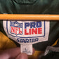 Vintage 90's Starter Green Bay Packers Puffer Jacket Size Large