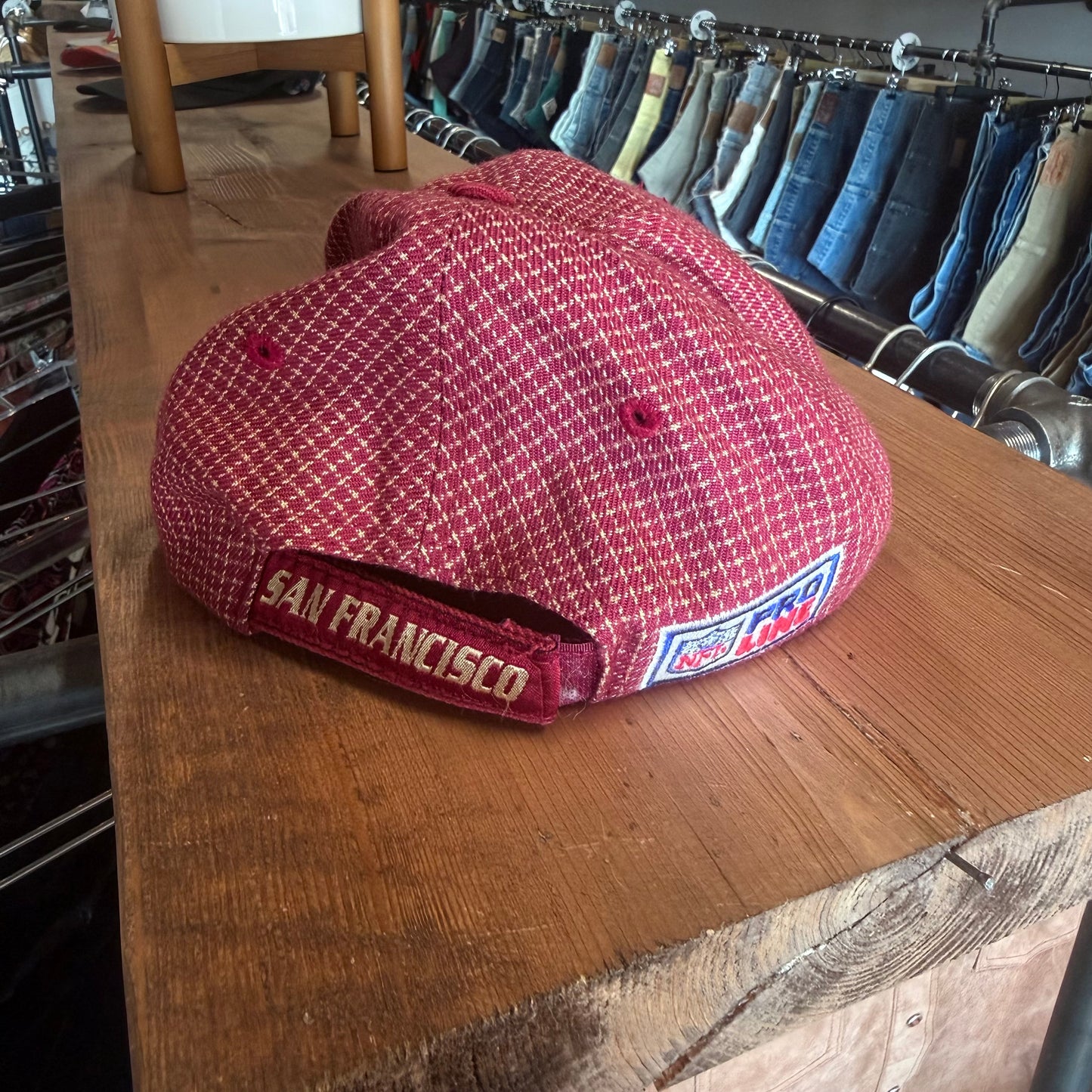 Vintage 90's Logo Athletic San Francisco 49ers Grid Hat