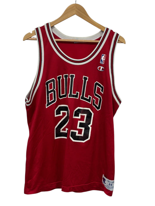 Vintage 90's Champion Chicago Bulls Michael Jordan Jersey Size Large