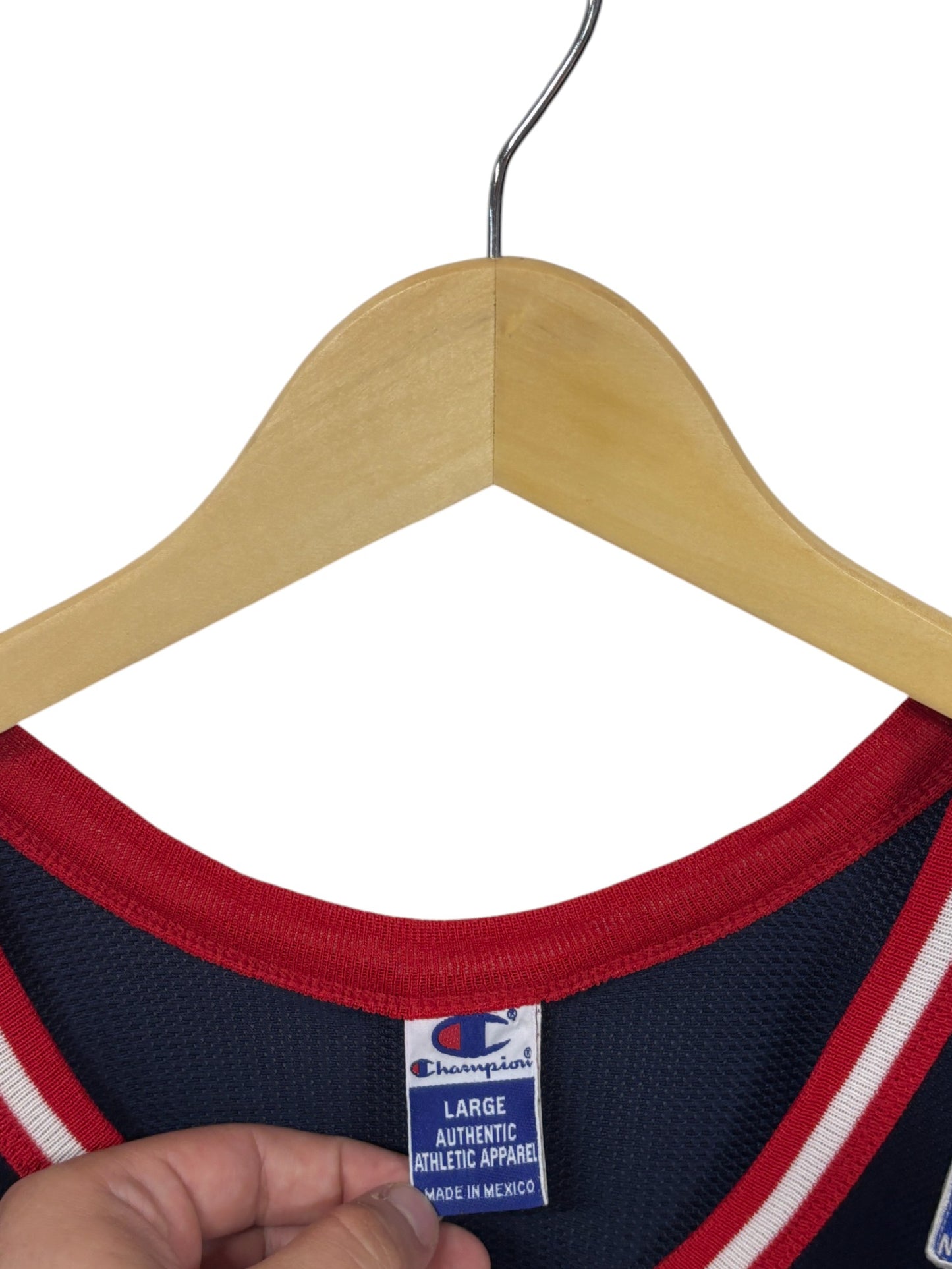 Vintage 90's Champion Houston Rockets Scottie Pippen Jersey Size Large