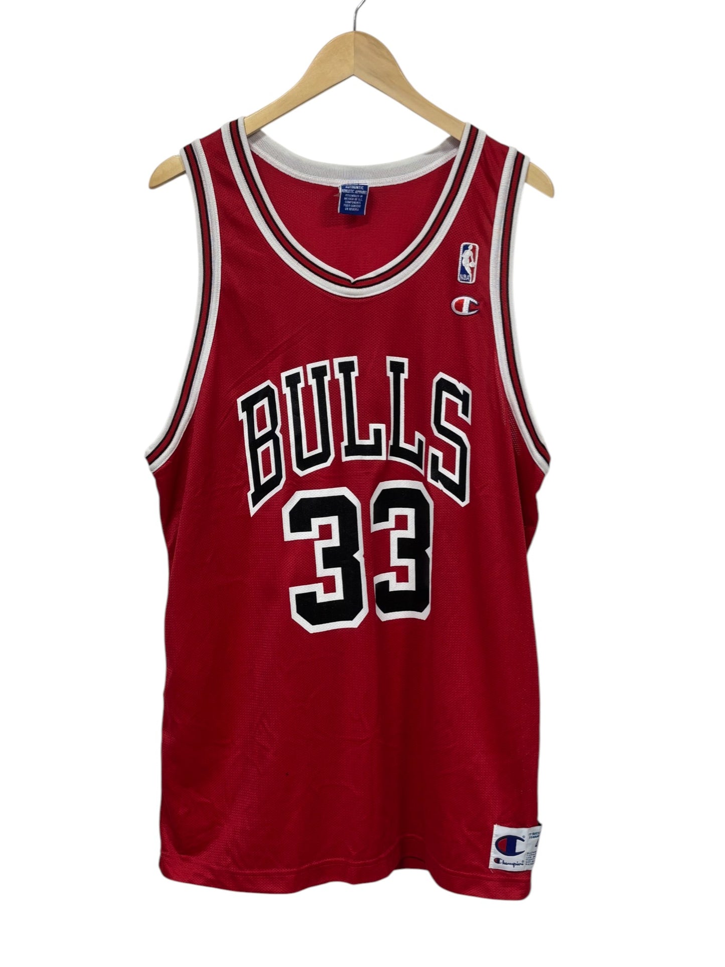 Vintage 90's Champion Chicago Bulls Scottie Pippen Jersey Size XL
