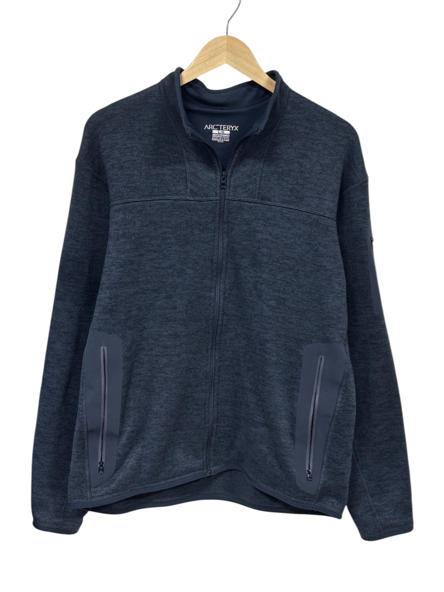 Arc'Teryx Covert Navy Blue Full Zip Sweater Size Large