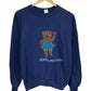 Vintage 80's Heres My Heart Grandmas Style Sweater Size Large