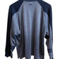 Vintage 90's Adidas Quarter Zip Blue Sweater Size Large