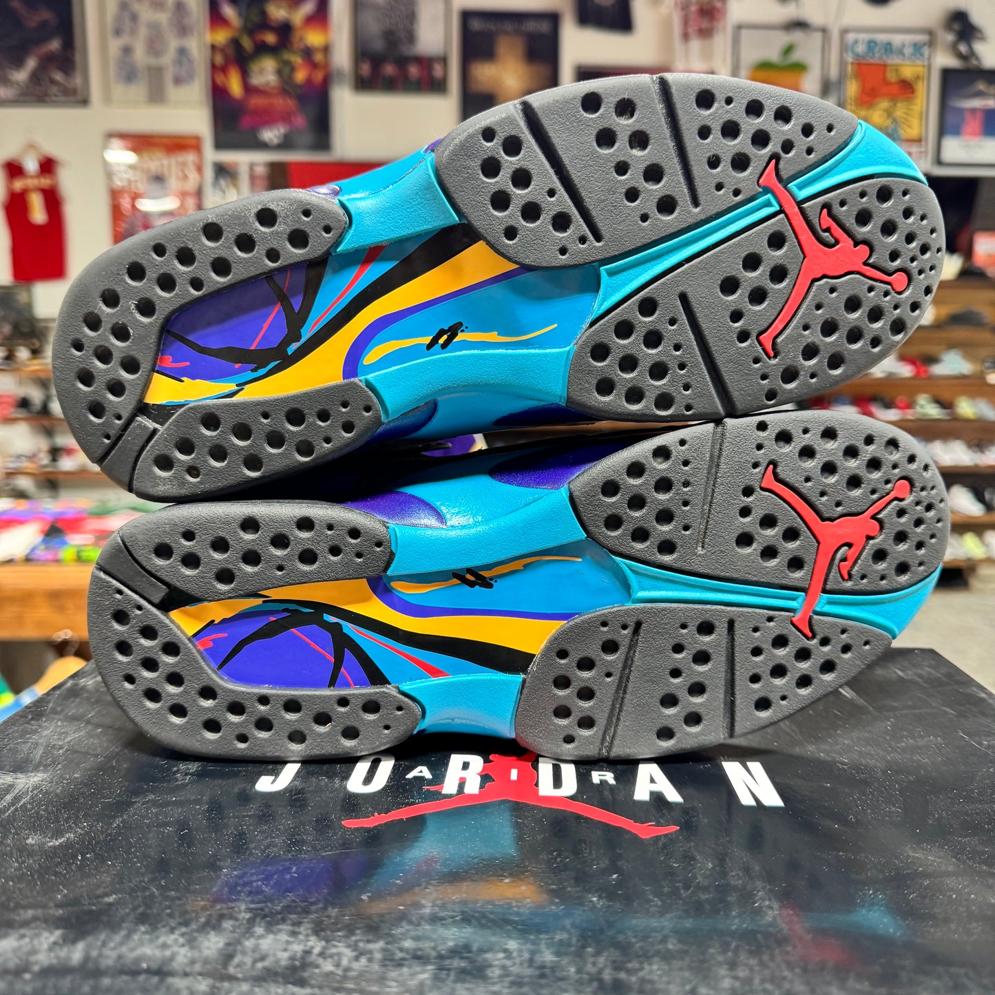 Jordan 8 'Aqua (2025)' Size 9.5