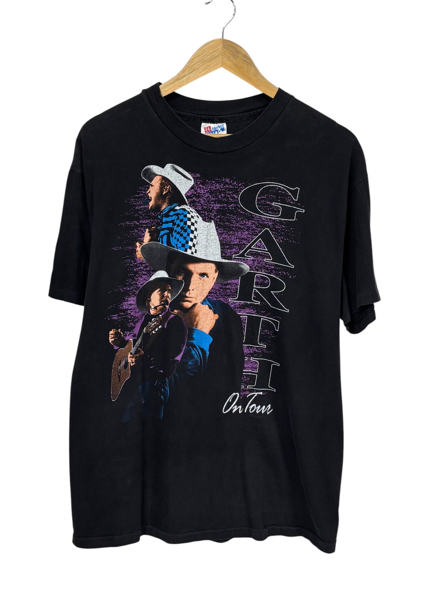 Vintage 90's Garth Brooks On Tour Country Music Tour Tee Size Large