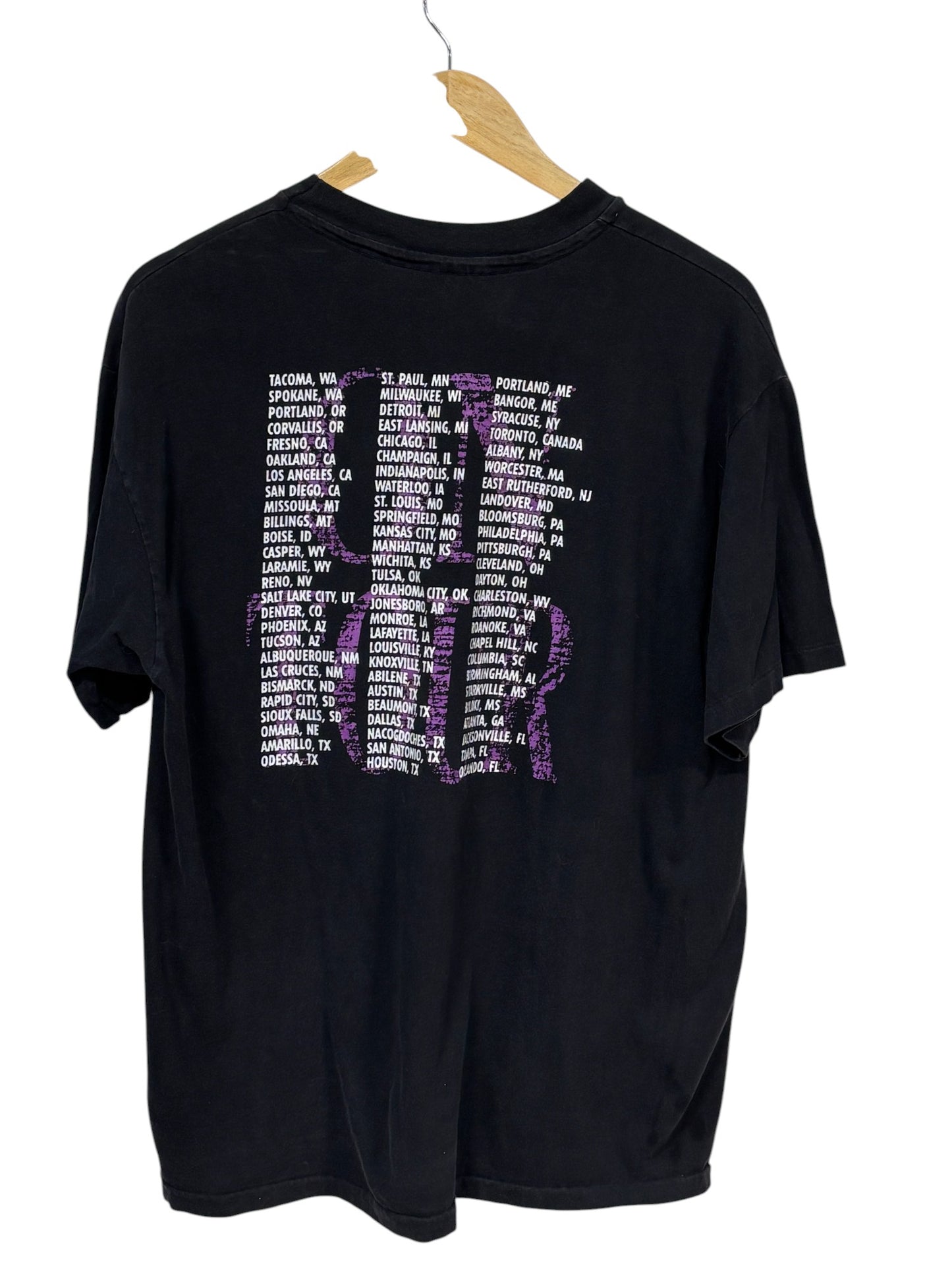 Vintage 90's Garth Brooks On Tour Country Music Tour Tee Size Large