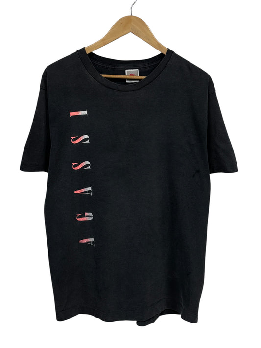 Vintage Nike Silver Tag Andre Agassi Portrait Tennis Graphic Tee Size Large