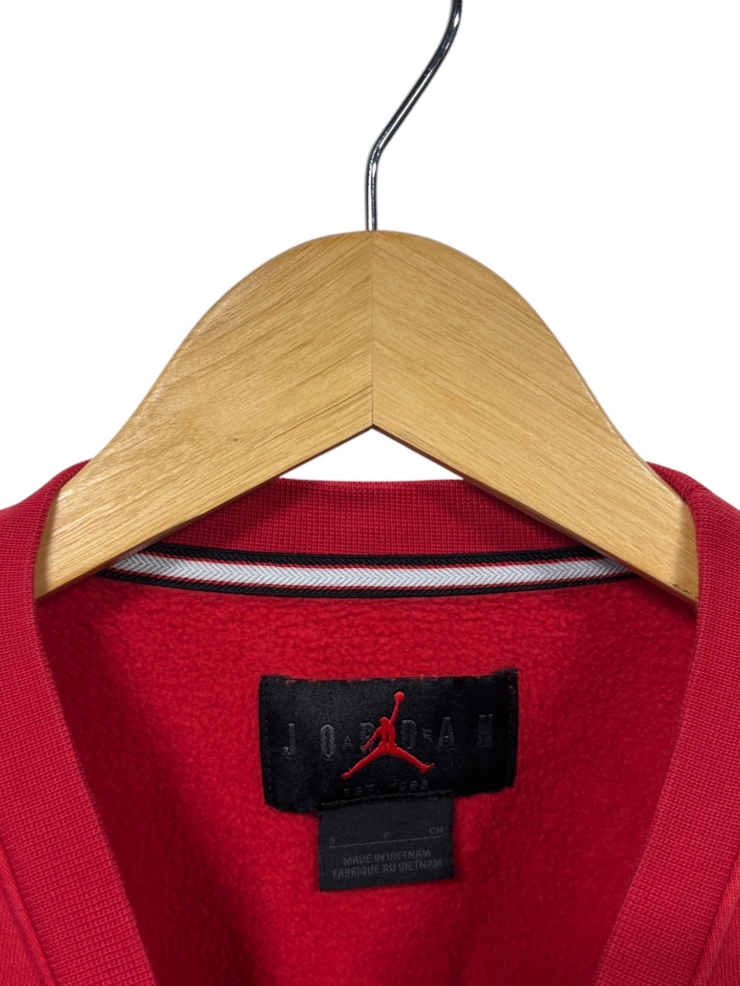 Jordan Arc Logo Red Sweater Size Small