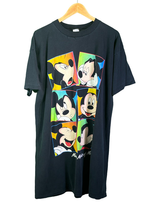 Vintage 90's Disney Mickey Collage Graphic Tee Size OSFA (XXL Tall)