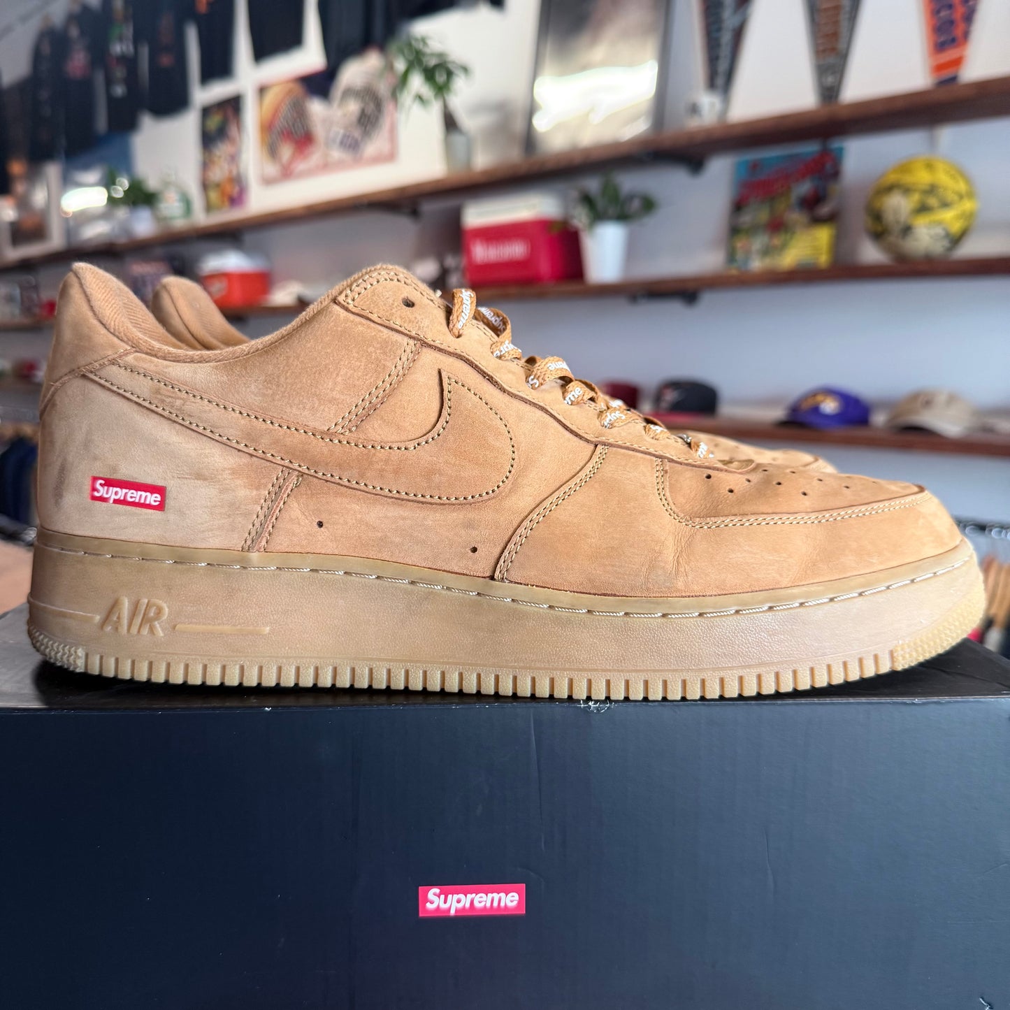 Nike AF1 Low 'Supreme Wheat' Size 13