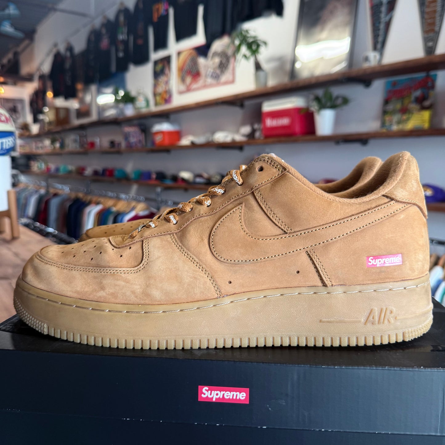 Nike AF1 Low 'Supreme Wheat' Size 13