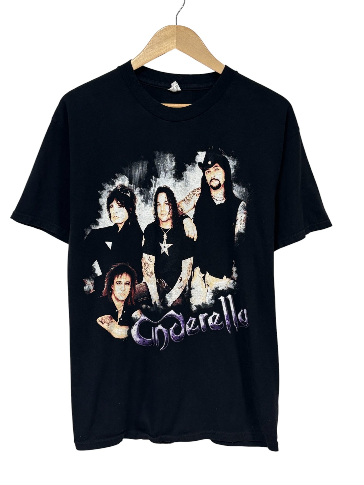 Vintage Y2K Cinderella Band Graphic Tee Size Large