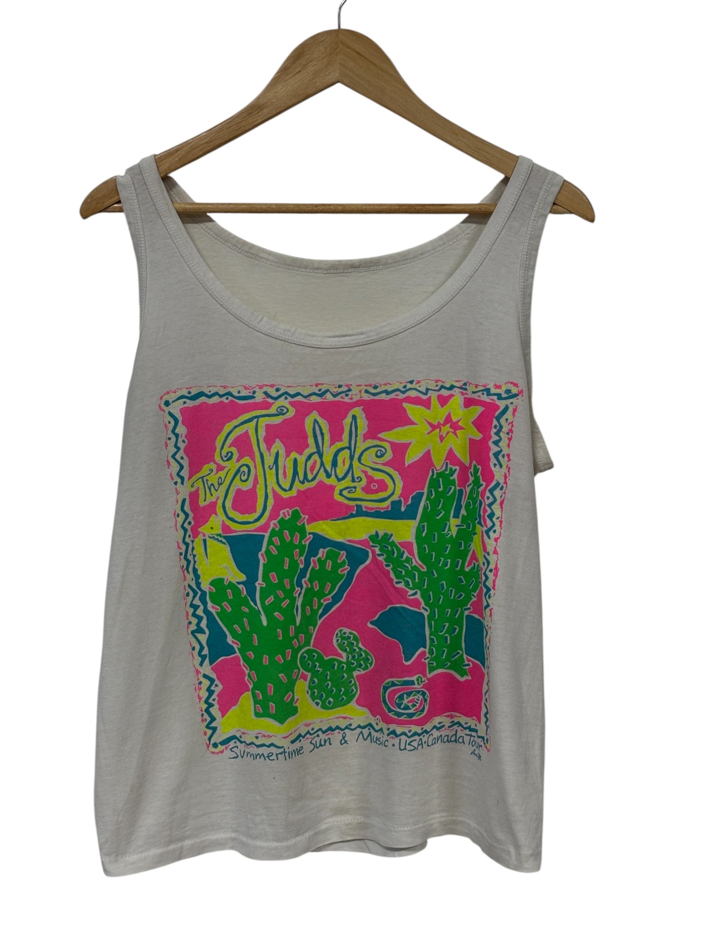 Vintage 1991 The Judds Summertime Farewell Tour Tank Top Shirt Size Medium