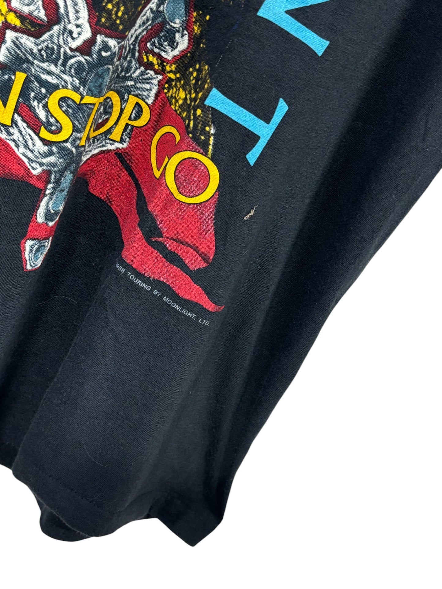 Vintage 1988 Robert Plant Non Stop Go Concert Tour Band Tee Size Large