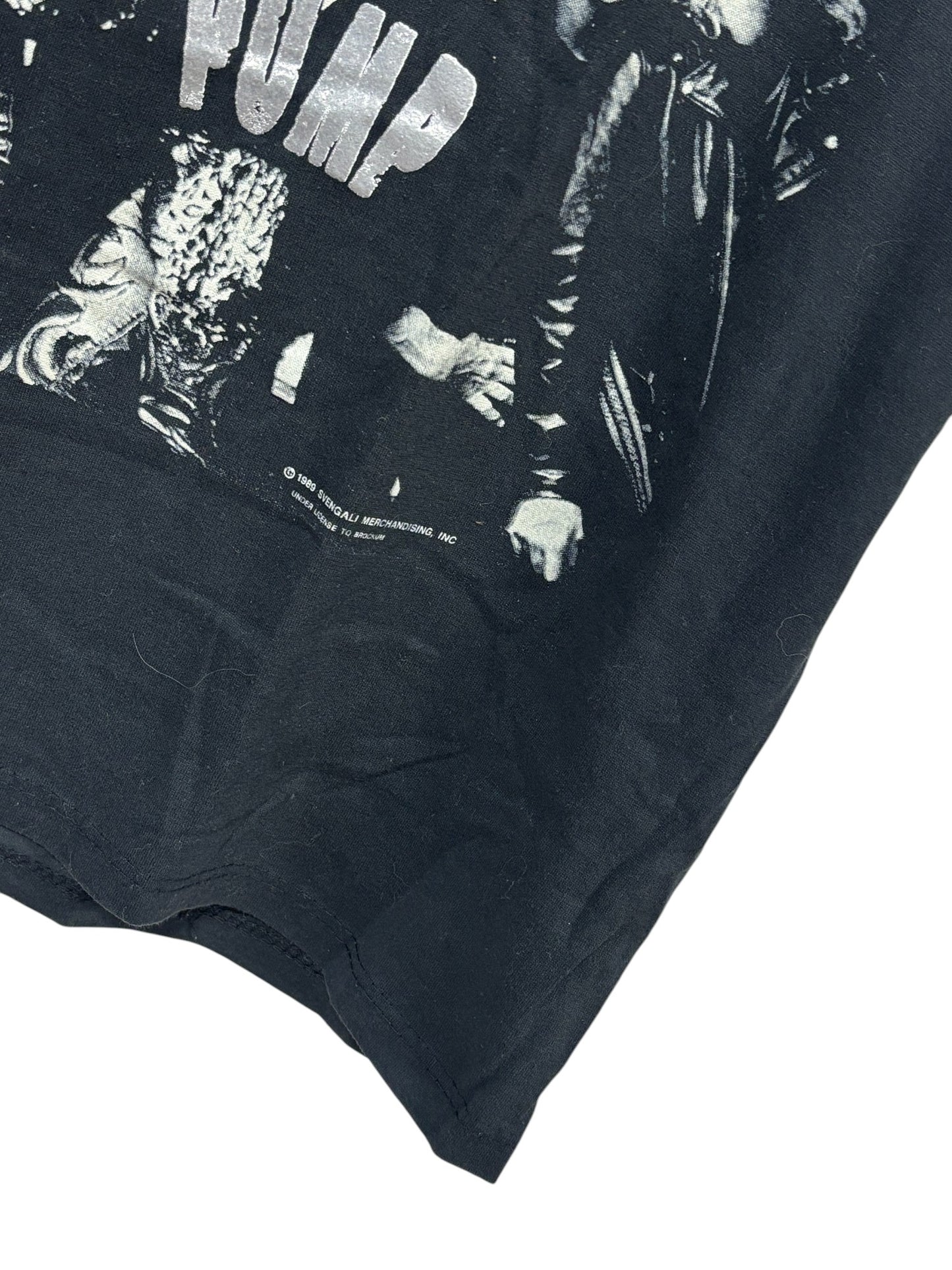 Vintage 1989 Aerosmith Brockum Pump Concert Tour Graphic Tee Size Large