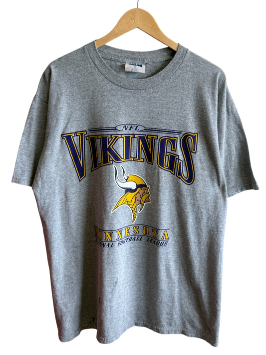 Vintage Y2K Minnesota Vikings NFL Logo Graphic Tee Size XL