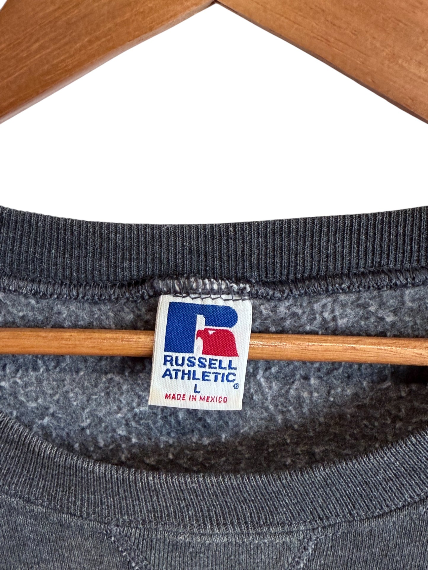 Vintage 90's Russell Athletic U Idaho College Crewneck Sweater Size Large