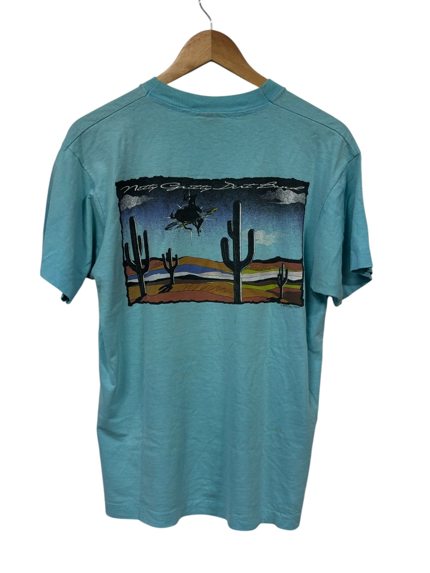 Vintage 80's Nitty Gritty Dirt Band Country Music Band Tour Tee Size Large