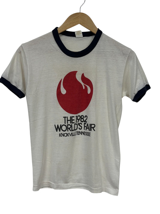 Vintage 1982 World's Fair Knoxville Tennessee Ringer Tee Size Medium