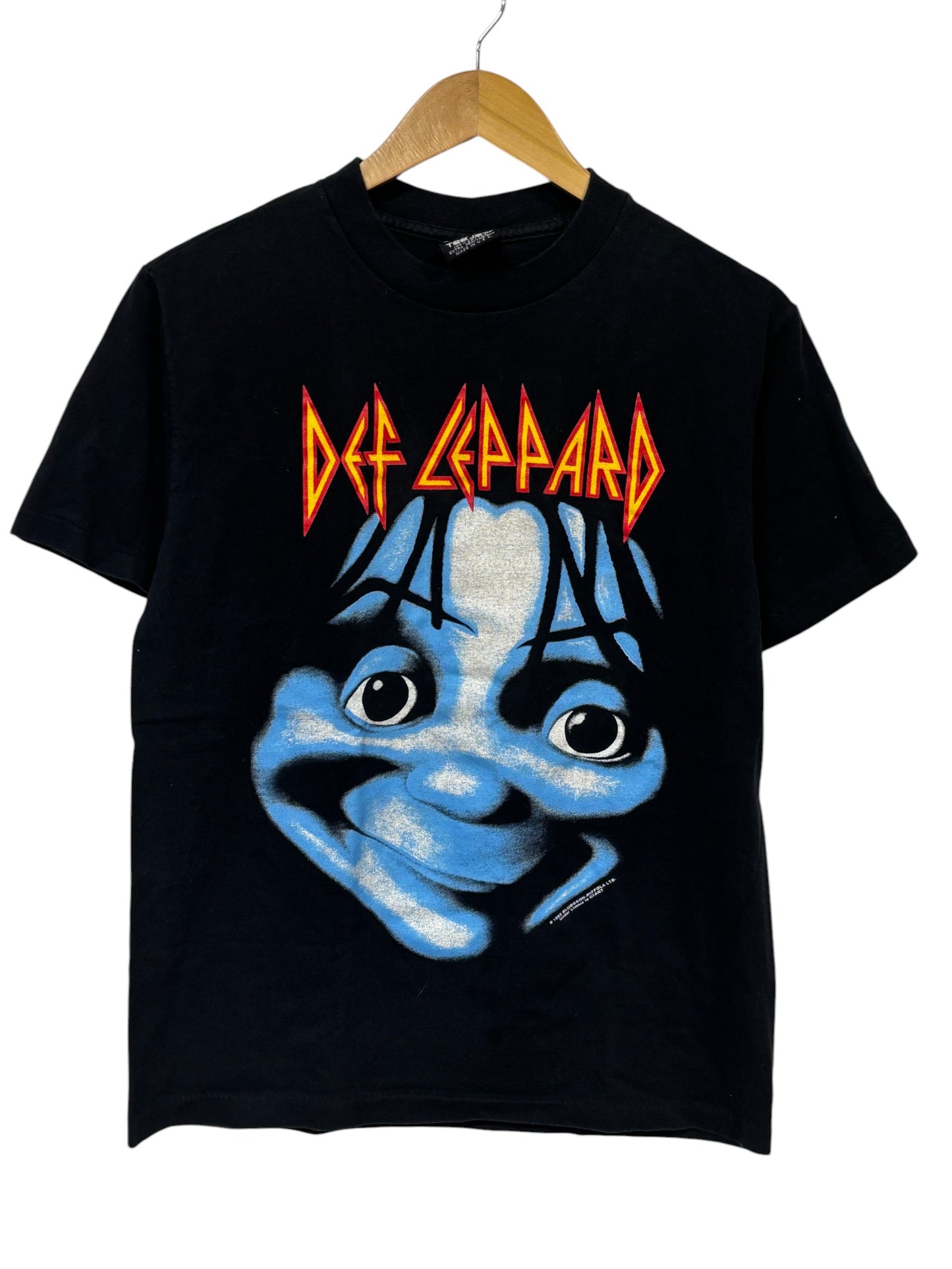 Vintage 1992 Def Leppard Rock's Outta the Question Giant Band Tee Size Medium
