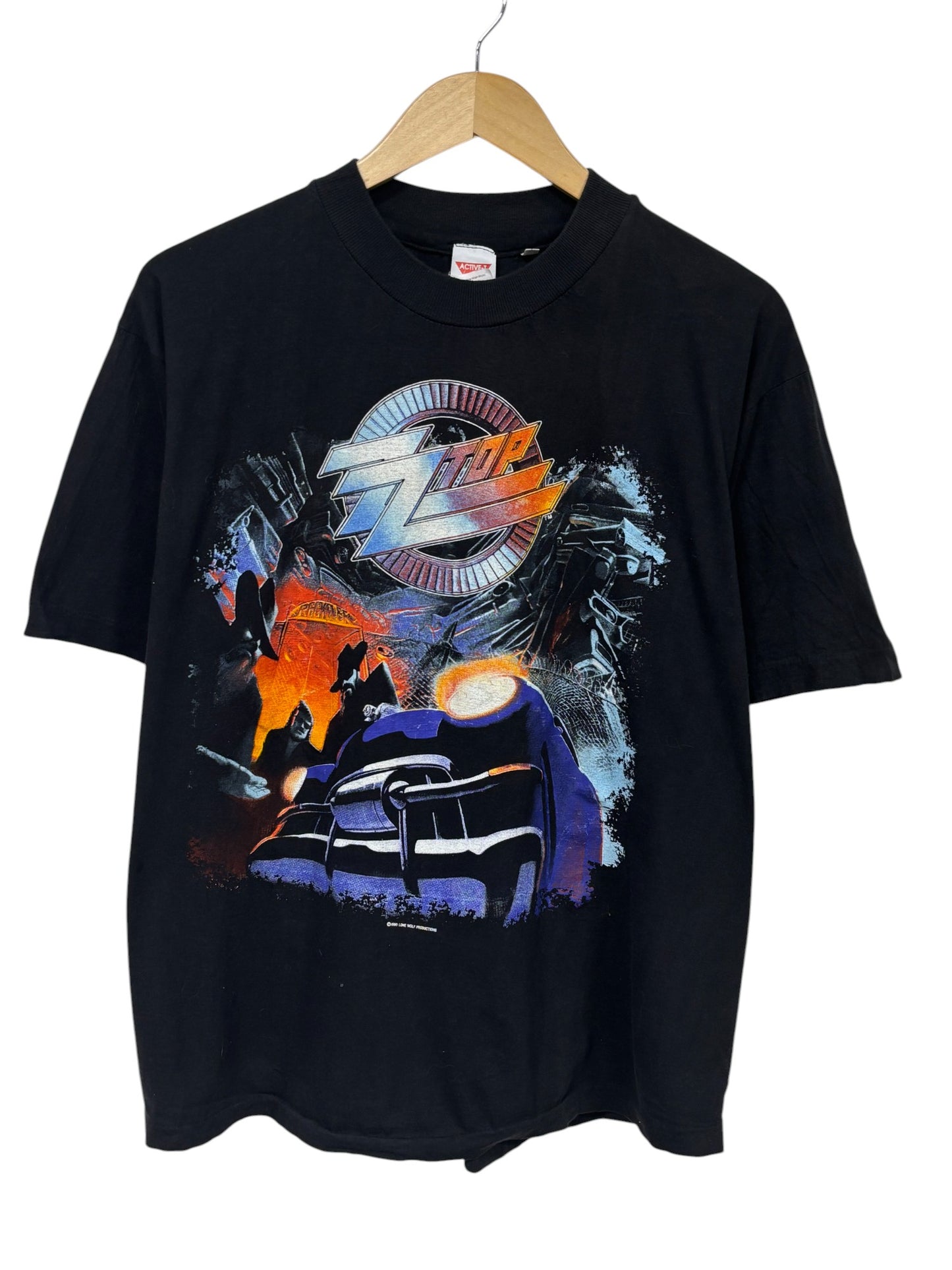 Vintage 1990 ZZ Top Recycler Tour Concert Band Tee Size Large