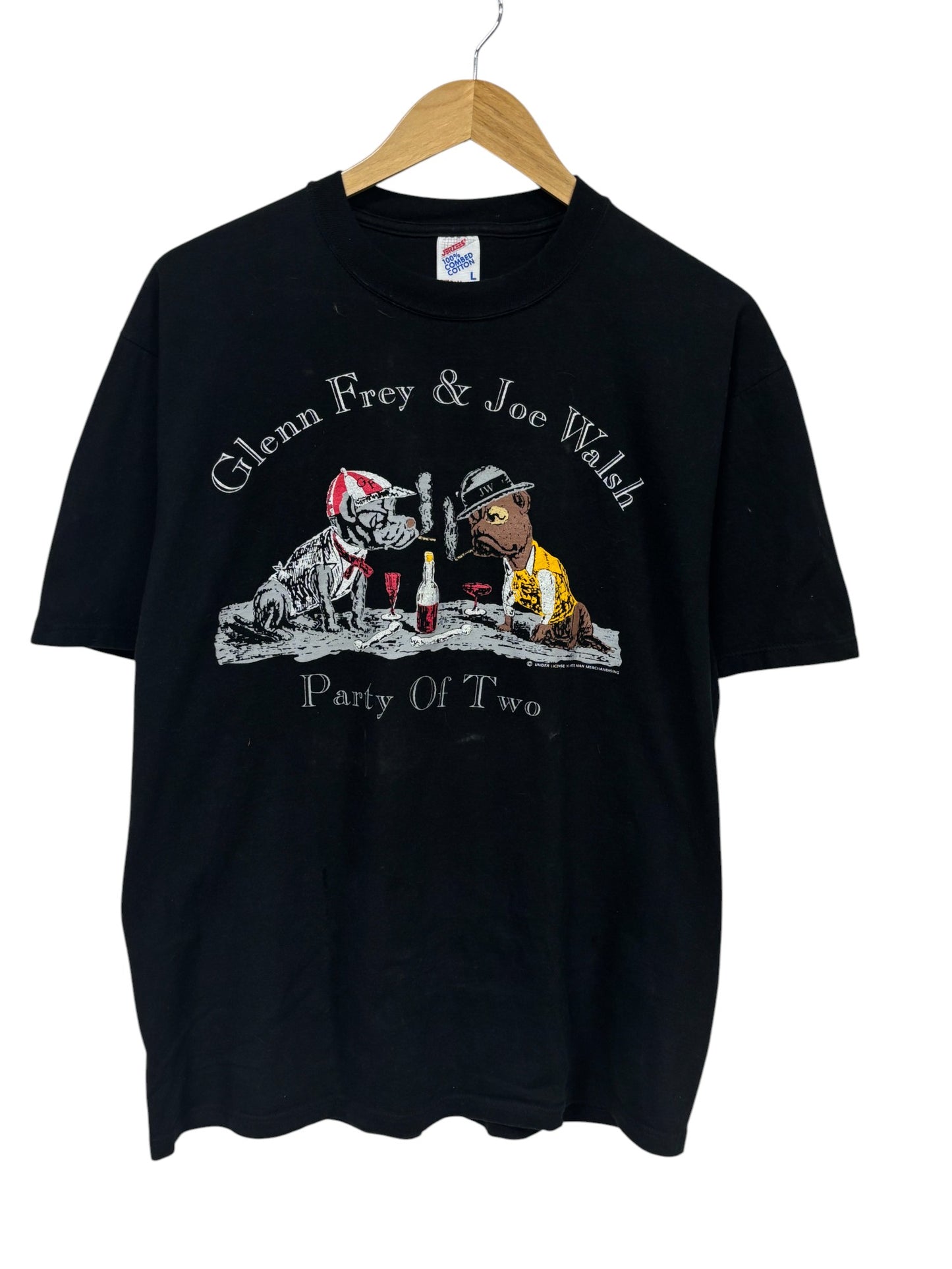 Vintage 1993 Glenn Frey Joe Walsh Party of Two Tour Band Tee Size Large