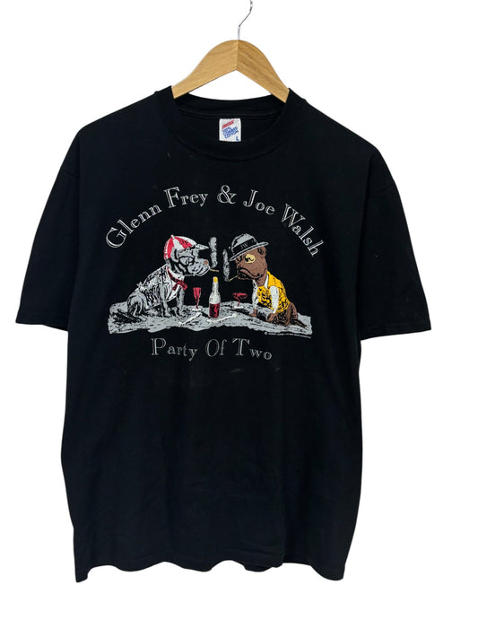 Vintage 1993 Glenn Frey Joe Walsh Party of Two Tour Band Tee Size Large