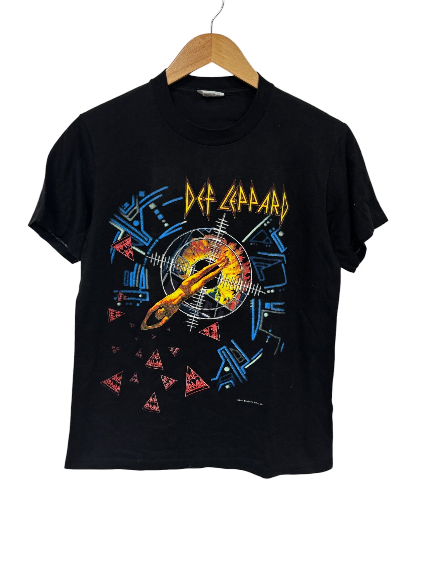 Vintage 1987 Def Leppard Hysteria Concert Tour Band Tee Size Medium